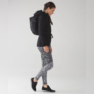 Lululemon Wunder Under Hi-Rise Pant Ice Breaker White Black Legging Size 6